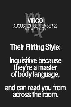 A Man Virgo Does Flirt How