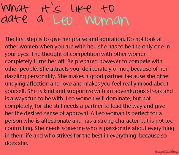 Signs A Leo Woman Likes You